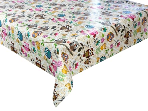 Wachstücher Tischdecke Wachstuch Gartentischdecke wasserdichte Abwaschbar Eulen Beige Bunt WF-5098A 100x140 cm Wachstücher Tischdecke Wachstuch Gartentischdecke wasserdichte Abwaschbar Eulen Beige Bunt WF-5098A 100x140 cm von Euromat