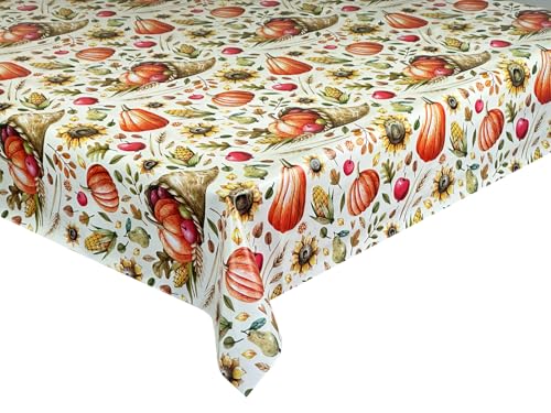 Wachstücher Tischdecke Wachstuch Gartentischdecke wasserdichte Abwaschbar Herbst Kürbis Halloween 280x140 cm Wachstücher Tischdecke Wachstuch Gartentischdecke wasserdichte Abwaschbar Herbst Kürbis Halloween 280x140 cm von Euromat