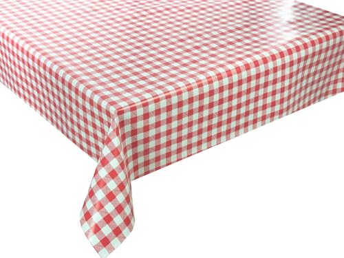 Wachstücher Tischdecke Wachstuch Gartentischdecke wasserdichte Abwaschbar Kariert Rot 01345-01 100x140 cm Wachstücher Tischdecke Wachstuch Gartentischdecke wasserdichte Abwaschbar Kariert Rot 01345-01 100x140 cm von Euromat