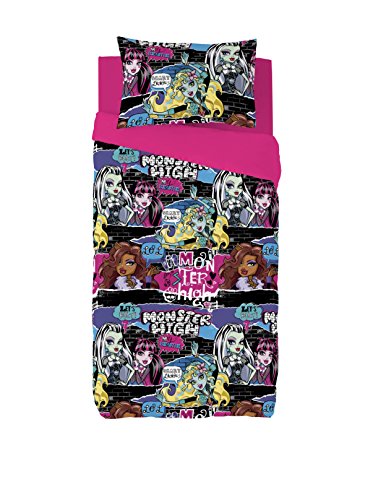 Euromoda Bettwäsche Monster High thirller Bett 90 cm Fucsia/Negro von Euromoda