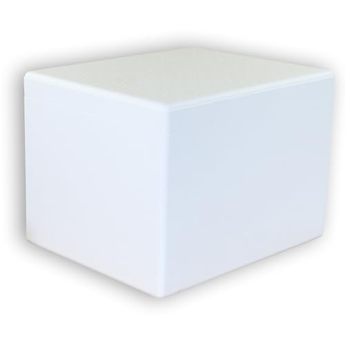 1 Thermobox Styropor 19,7 Liter mit Deckel - Kühlbox Styropor - Wiederverwendbarer Isolierbehälter/Transportbox | Große Styropor Kühlbox von Europack24