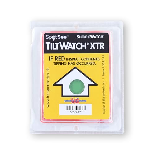 10 Stück Tiltwatch XTR selbstklebende Kippindikatoren | Transportsicherung und Transportüberwachung für kippempfindliche Ware | Warnaufkleber mit Indikator | Reduzierung von Transportschäden 10 Stück Tiltwatch XTR selbstklebende Kippindikatoren | Transportsicherung und Transportüberwachung für kippempfindliche Ware | Warnaufkleber mit Indikator | Reduzierung von Transportschäden von Europack24