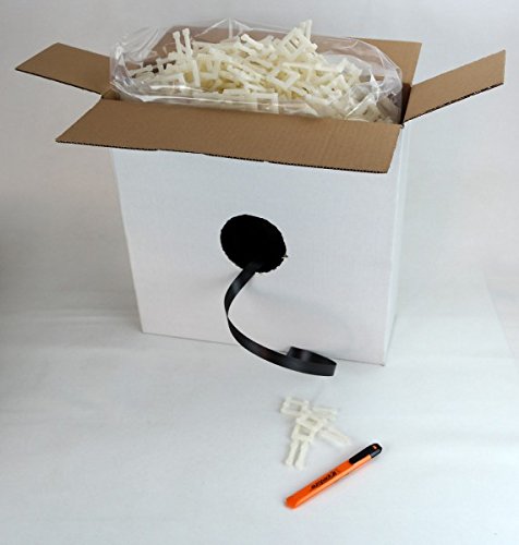 1 Stück Handumreifungsset | PP-Umreifungsband 12×0,55mm im Spenderkarton + 200 Stück selbstsperrende Kunststoffschnallen | benutzerfreundliches Umreifen 1 Stück Handumreifungsset | PP-Umreifungsband 12×0,55mm im Spenderkarton + 200 Stück selbstsperrende Kunststoffschnallen | benutzerfreundliches Umreifen von Europack24