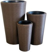 EUROPALMS Dekotopf-Set "INDIA" 74/54/44cm von Europalms
