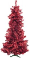 EUROPALMS Tannenbaum FUTURA, rot-metallic, 210cm von Europalms