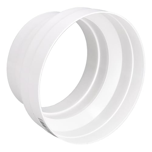 Europart 10006302 UNIVERSAL Adapter Reduzierstück Übergangsstück Verbinder 150mm / 125mm Rund Anschluss Abluft Rohr Abluftkanal Abluftschlauch für Dunstabzugshaube Klimagerät Trockner von Europart