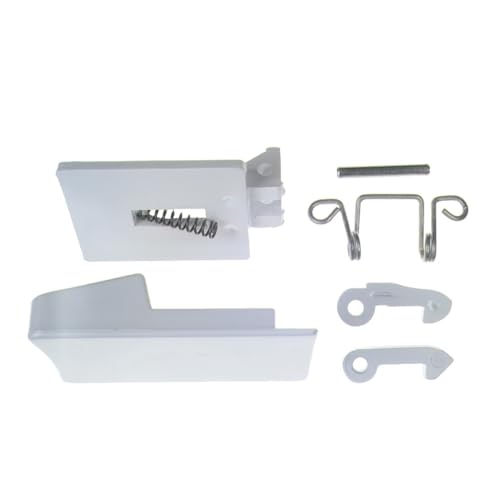 Europart Türgriff mit Schließnase weiß Set Alternativ EFS Ardo 719003107 Whirlpool Bauknecht 481949869162 Griff Tür Waschmaschine Waschtrockner passend Ariston Hoover Ignis Philips Neckermann Lloyds von Europart