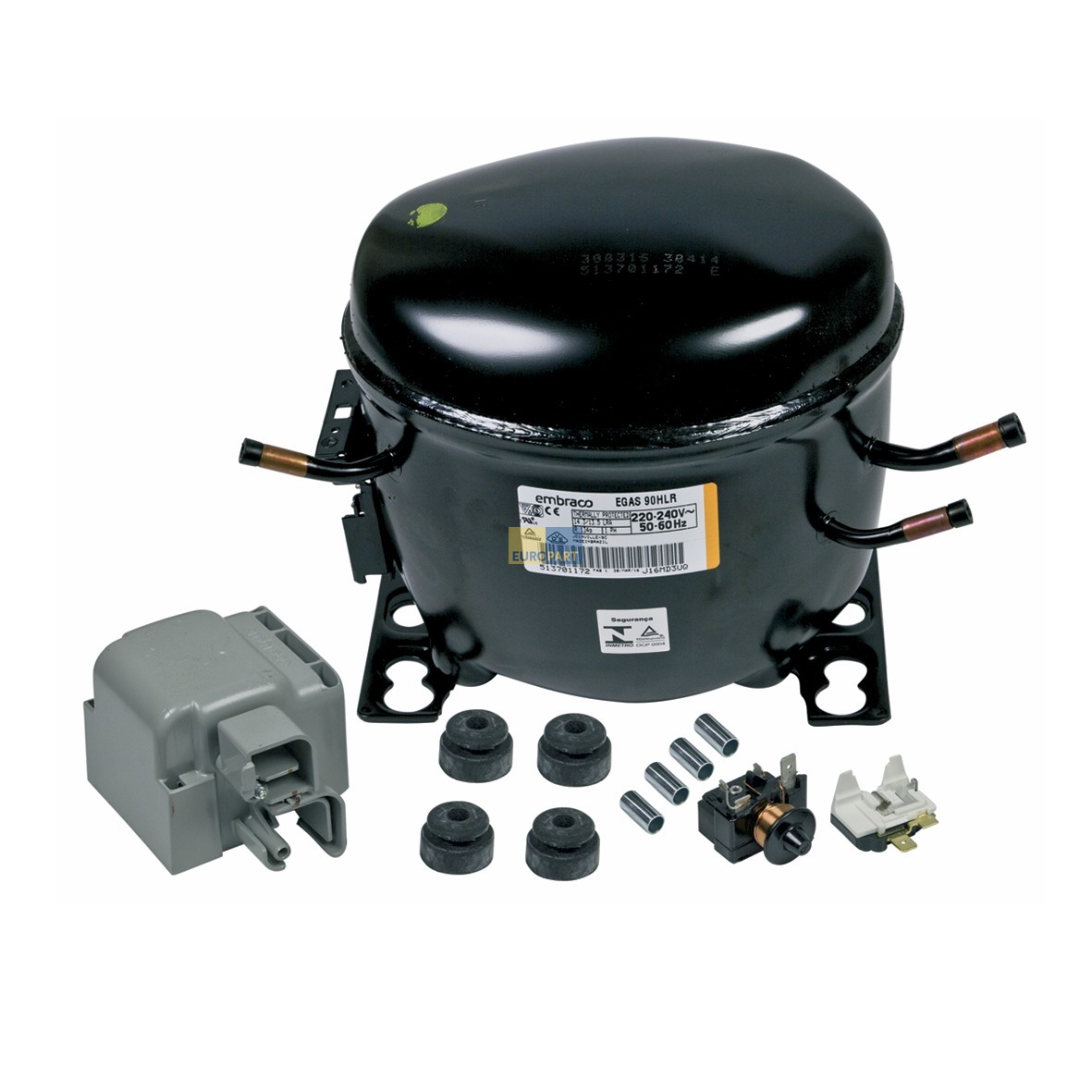 Kompressor für R134A 1/3PS embraco EGAS90HLR (EA-484000008445) von Whirlpool