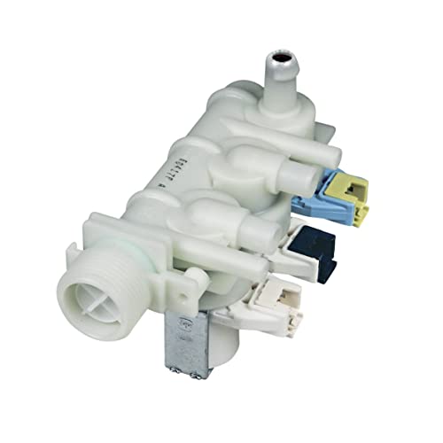 Magnetventil Einlaufventil Füllventil Ventil 3fach 90° 10mm+11,5mmØ Wasch-Trockner Alternativ Indesit Ariston Hotpoint Scholtes C00110331 Whirlpool Bauknecht 482000022812 Privileg Novamatic von EUROPART