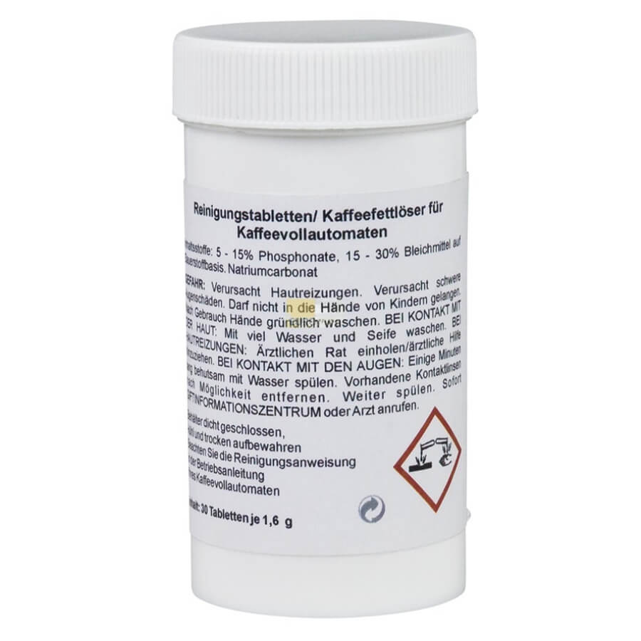 Reinigungstabletten für Kaffeemaschine Siebträgergerät Thermoskanne 30Stk (KD-812408) von Europart