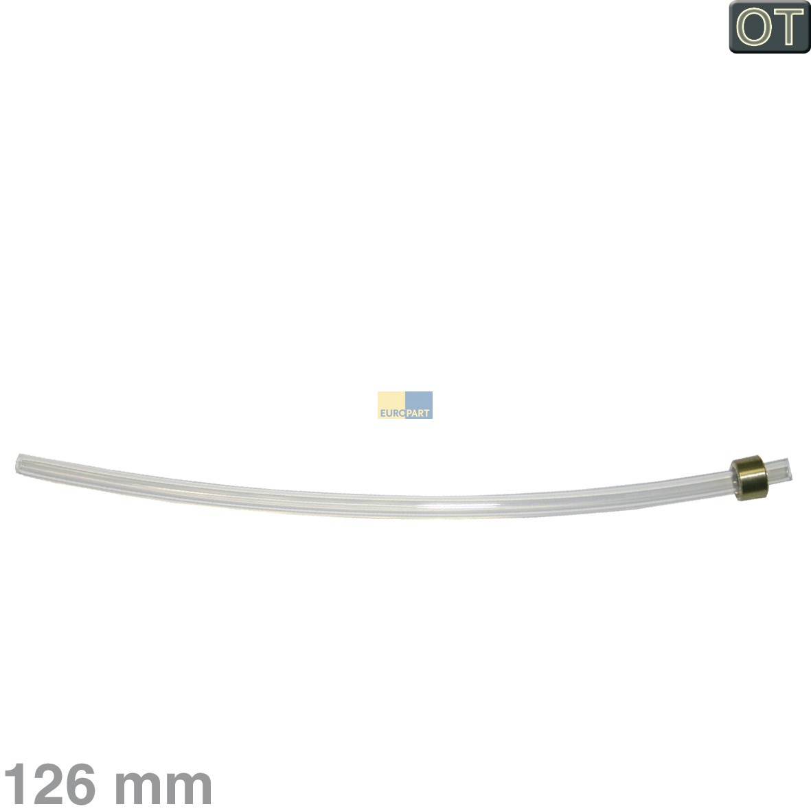 Schlauch AEG 899663910517/1 4x2mmØ 126mm für Heizelement Kaffeemaschine (EA-8996639105171) von Electrolux