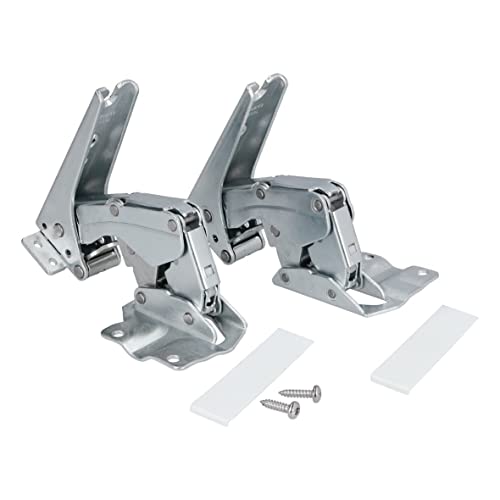 Türscharnier Set wie BOSCH 00481147 für Kühlschrank Gefrierschrank Kühlgefrierkombination L95mm/B54mm/42mm 481147 von EUROPART