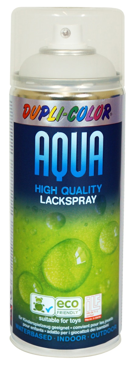 Aqua Lackspray Deko Klarlack seidenmatt 150ml von Motip