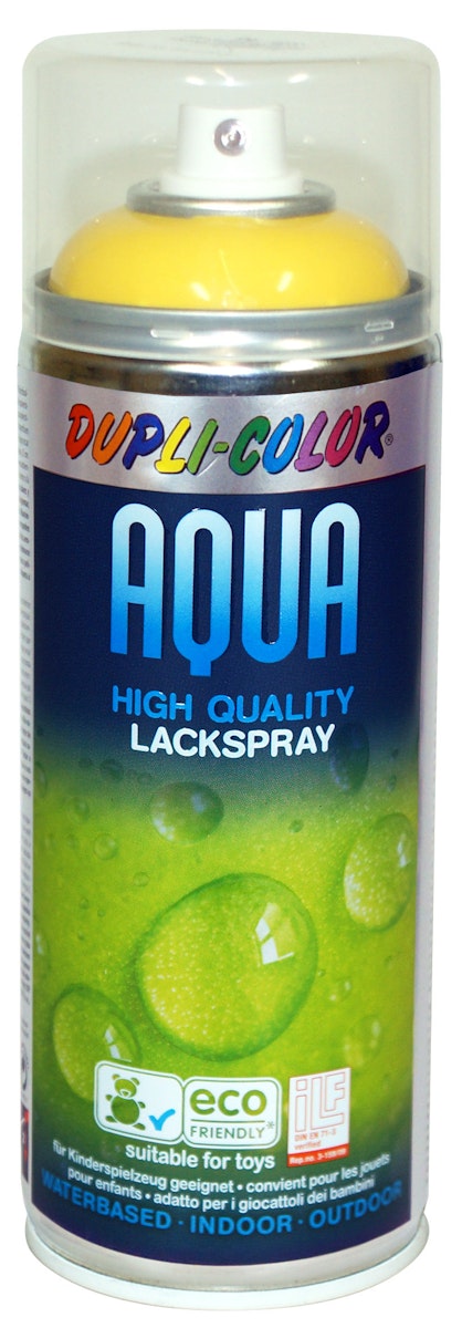 Aqua Lackspray Deko schwarz 9005 seidenmatt 150ml von Motip