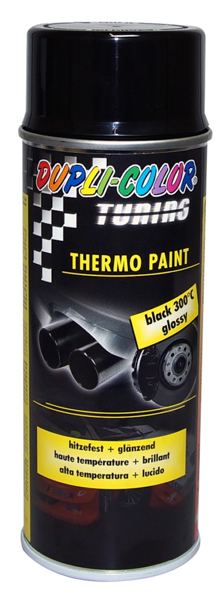 Auto Tuning Thermo Paint Spray black glänzend 300C 400ml von Motip