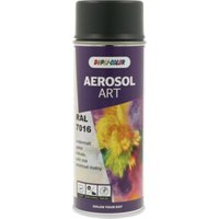 Buntlackspray AEROSOL Art grau seidenmatt RAL 7016 400ml Spraydose von European Aerosols