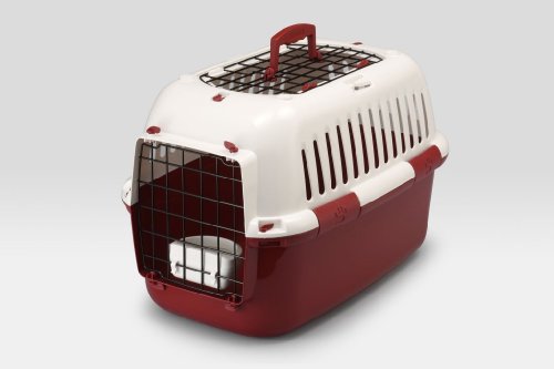 Europet Bernina 661-139431 Transportbox TFD 49 x 32 x 32 cm, rot von Europet Bernina