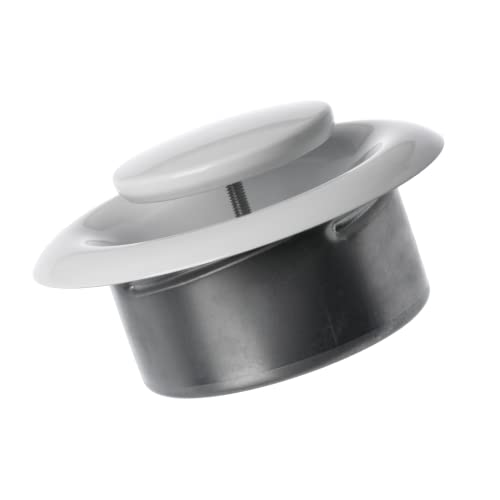 EUROPLAST Ø 100mm Weiß Tellerventil Abluft Deckenventil Ventil Belüftung aus Stahlblech - Wand - Ventilteller Lüftung von EUROPLAST