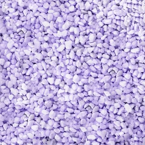 Eurosand Dekogranulat/Dekosteine (2-3 mm), 1 kg, Flieder von Eurosand