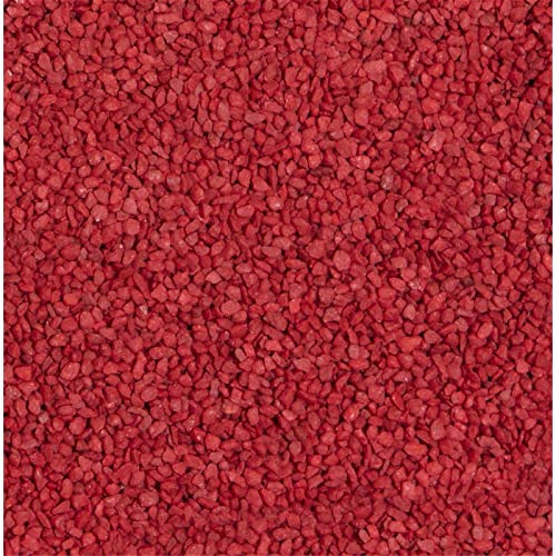 Dekogranulat / Dekosteine (2-3 mm), 1 kg, rot von Eurosand