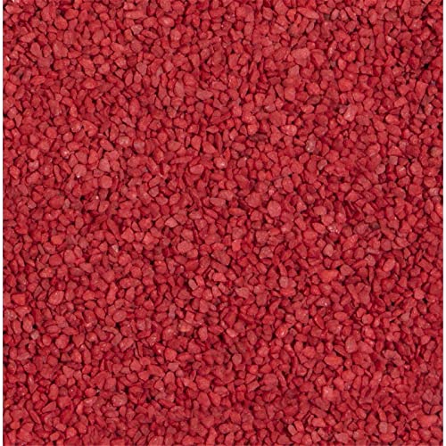 Eurosand Dekogranulat/Dekosteine (2-3 mm), 1 kg, rot von Eurosand