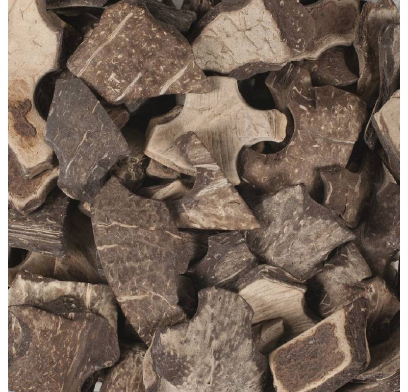 Eurosand Bastelnaturmaterial KOKOS-SCHALE, KOKOS-TEILE ca. 15-40mm. 1 Liter. Streudeko in NATUR von Eurosand