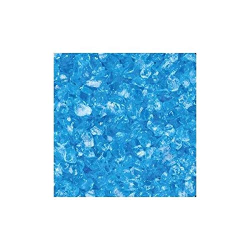 Eurosand Deko Glasnuggets hellblau 1 Kg - Glas Nuggets - Tischdekoration - Vasendeko - günstig - Dekoration - Tischdeko - Dekomaterial von Eurosand