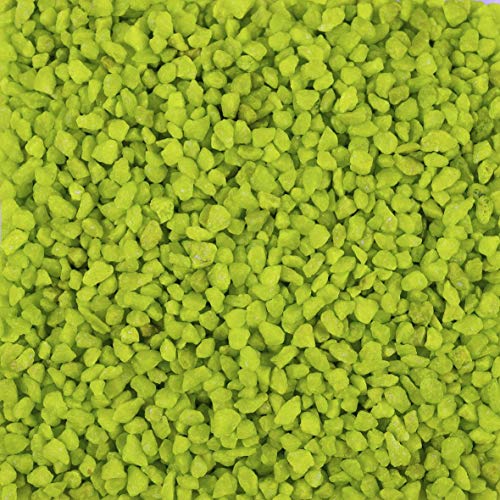 Eurosand Deko Granulat, Zierkies 2-3 mm apfelgrün 5 Kg (1 Kg = 1,79EUR) von Eurosand