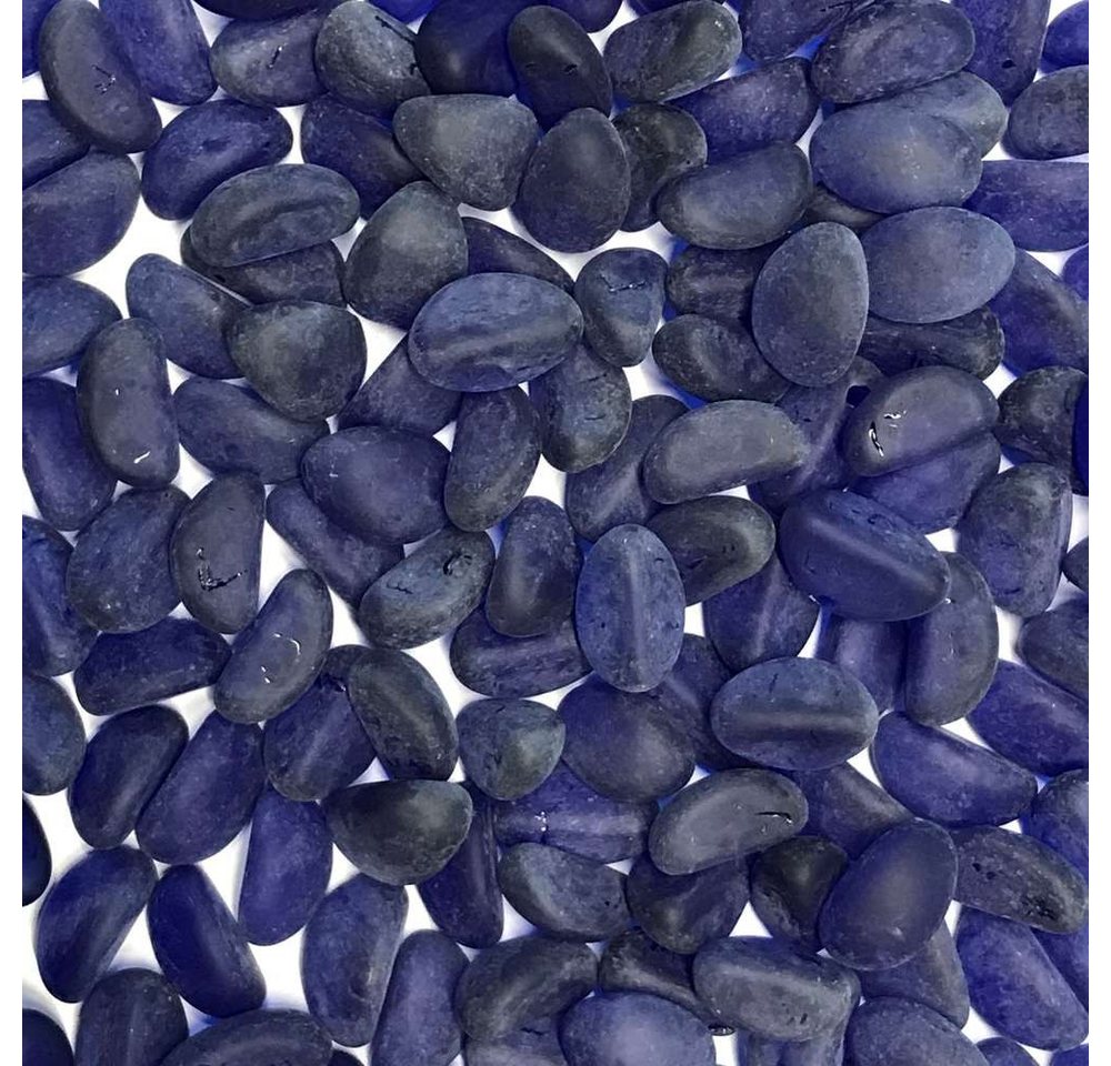 Eurosand Dekoobjekt GLAS WEDGES, runde Glassteine/Glasnuggets 17-24mm. 1kg von Eurosand