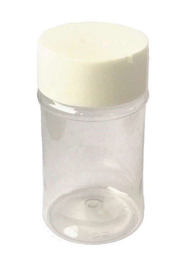 Eurosand Dose STREUDOSE Kunststoff 100ml. Dose in TRANSPARENT/WEISS von Eurosand