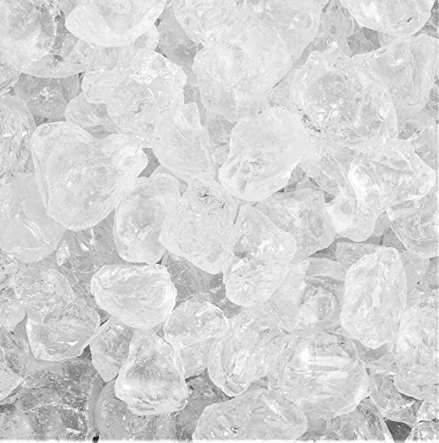 Eurosand GLASSTEINE, Glasbrocken 30-70mm. 5kg. Natur, Glas, Dekosteine, Crushed Ice, dekoeis, Eiswürfel aus Glas von Eurosand