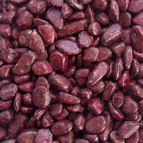 Eurosand Marbles 7-15mm gerundete Dekosteine 1 KG Burgund von Eurosand