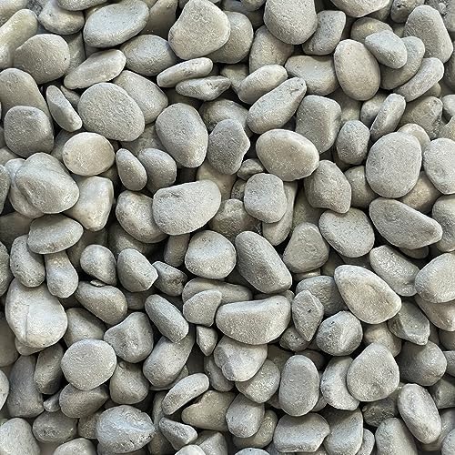 Eurosand Marbles 7-15mm gerundete Dekosteine 1 KG GRAU von Eurosand