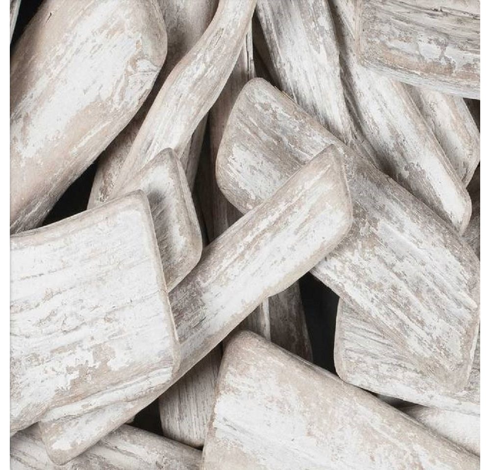 Eurosand Streudeko DEKOHOLZ ca 80-120mm. 1 LITER. Kleine Holz Stücke WEISS (shabby chic) von Eurosand