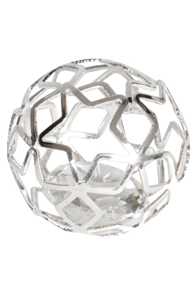 Eurosand Streudeko DIAMANT IM METALLGITTER. 2cm/2,8cm. KUGEL. 6 Stück. SILBER Eurosand Streudeko DIAMANT IM METALLGITTER. 2cm/2,8cm. KUGEL. 6 Stück. SILBER von Eurosand