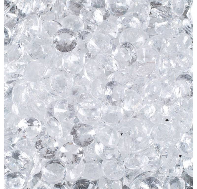 Eurosand Streudeko Deco BRILLANTEN 12mm. CA 150 Stück aus Acryl. 100ml. von Eurosand