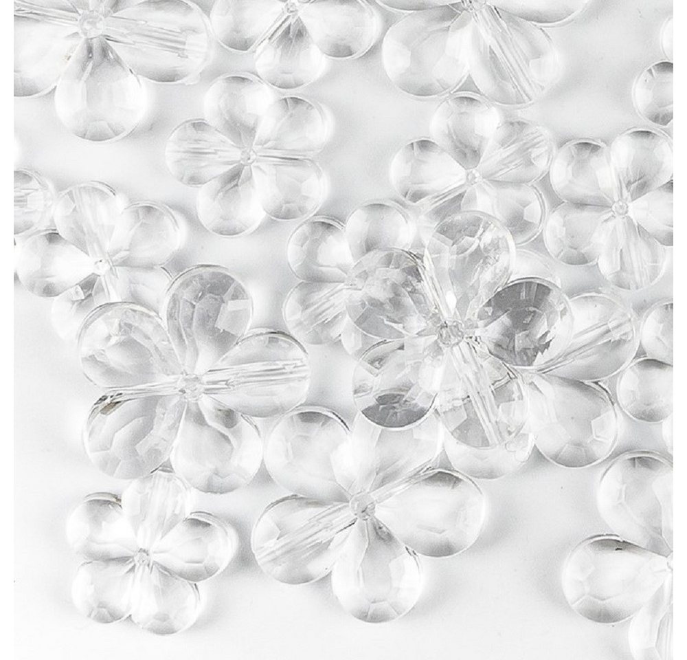 Eurosand Streudeko Streu Blüten/Blumen 100ml. 14/20mm 50–70 Stück. TRANSPARENT Eurosand Streudeko Streu Blüten/Blumen 100ml. 14/20mm 50–70 Stück. TRANSPARENT von Eurosand