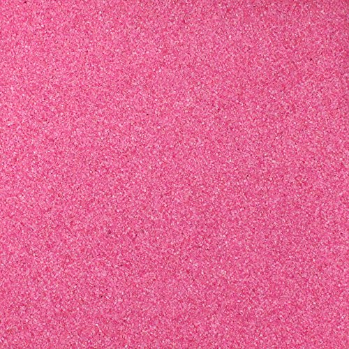 Farbsand, Dekosand farbig ca 0,5 mm. 1 KG in rosa PINK -13 von Eurosand