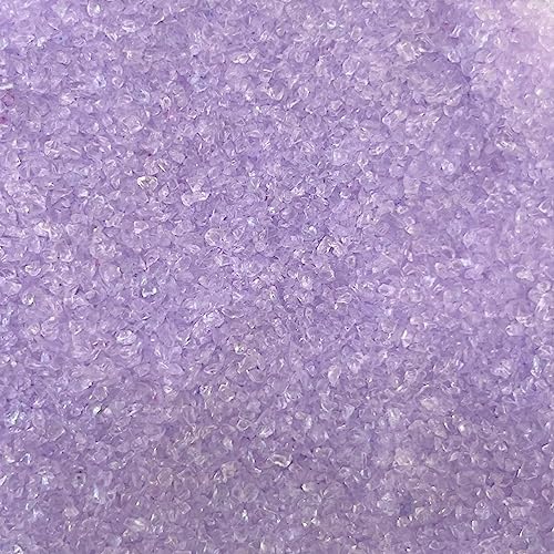 Glasgranulat 1-2mm 300g lila Flieder. Glassand kleine Glassteine buntes Glas Dekosand Dekogranulat von Eurosand