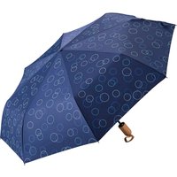 EuroSCHIRM Taschenregenschirm "Taschenschirm 32P7, Kreise blau" marineblau, kompakte Größe, Automatik, Holzgriff aus Buche EuroSCHIRM Taschenregenschirm "Taschenschirm 32P7, Kreise blau" marineblau, kompakte Größe, Automatik, Holzgriff aus Buche von Euroschirm