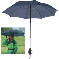 EuroSCHIRM Taschenregenschirm "teleScope handsfree, marineblau" zweifach ausziehbarer Schaft, handfrei tragbar EuroSCHIRM Taschenregenschirm "teleScope handsfree, marineblau" zweifach ausziehbarer Schaft, handfrei tragbar von Euroschirm