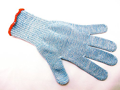 Gr 7 (Klein) Filetierhandschuh Filitierhandschuh Handschuh Schnittschutzhandschuh Schnittschutzhandschuhe Schnittschutz handschuh Stechschutz Stechschutzhandschuh Strickgewebe aus Kunststofffaser mit Draht fadeneinlage Metzger Metzgerei von Eurosell