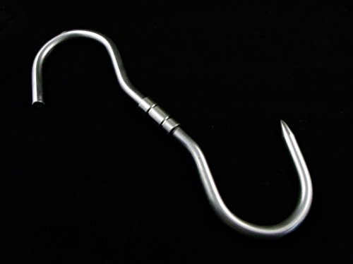 Eurosell PROFI S-Haken - 260x10mm Drehhaken - Dreh Haken Wildhaken Zerwirkhaken Swivel Hook von Eurosell