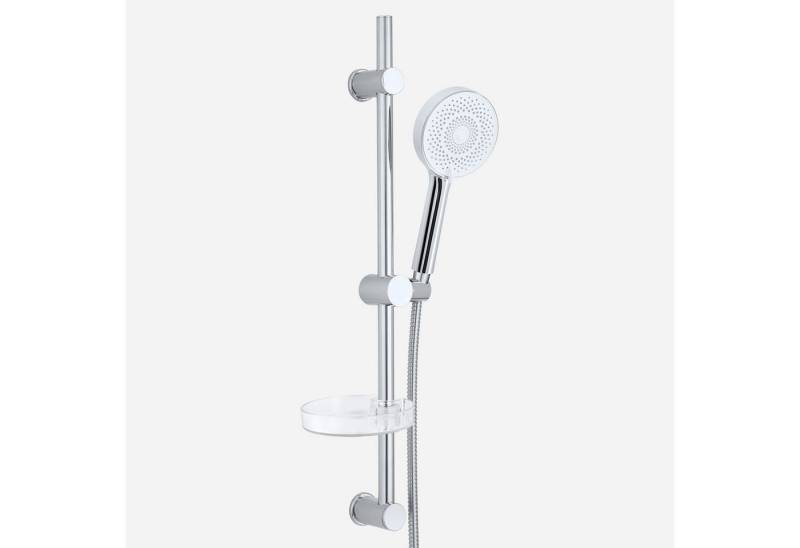 Euroshowers GmbH Brausegarnitur Brausegarnitur, FlowFlexi 750mm Chromweiß von Euroshowers GmbH