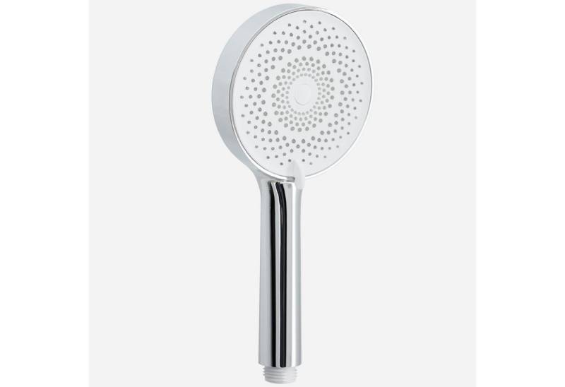 Euroshowers GmbH Handbrause Duschbrause mit einzigartigem Strahlbild, EuroFlux Chrom/ Weiß von Euroshowers GmbH