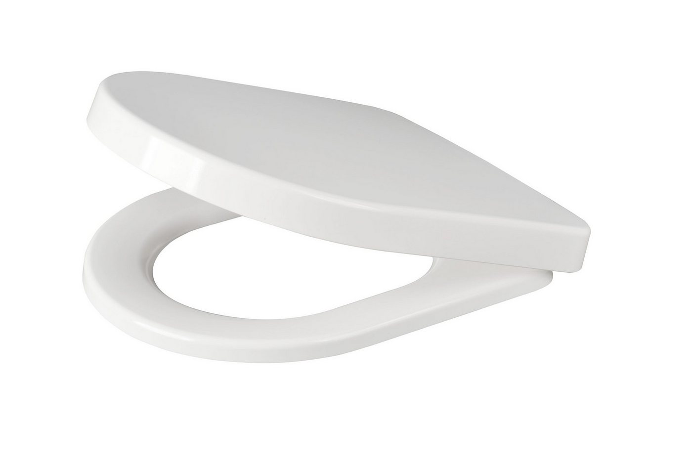 Euroshowers GmbH WC-Sitz WC Sitz D-Form Toilettensitz mit Absenkautomatik Passend für z.B Icon Euroshowers GmbH WC-Sitz WC Sitz D-Form Toilettensitz mit Absenkautomatik Passend für z.B Icon von Euroshowers GmbH