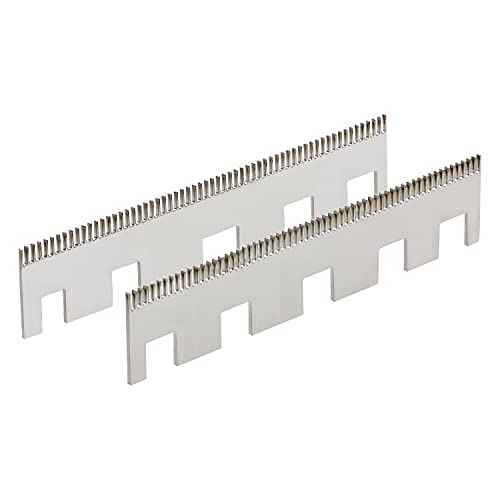 EUROTABAK 2 Stk. Abstreifkämme Schnittbreite 0,8mm für TC-100 Tabakschneidemaschine - Ersatzteil Tabakschneider, Länge 12cm von Eurotabak