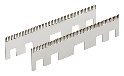 EUROTABAK 2 Stk. Abstreifkämme Schnittbreite 1,3mm für TC-100 Tabakschneidemaschine - Ersatzteil Tabakschneider, Länge 10cm von Eurotabak