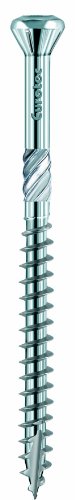 500 Terrassenschrauben EDELSTAHL GEHAERTET VA TX25 5x60mm inkl. 1 Drill Stop + 1 TX25 Bit - Bankirai Hapatec C1 von eurotec