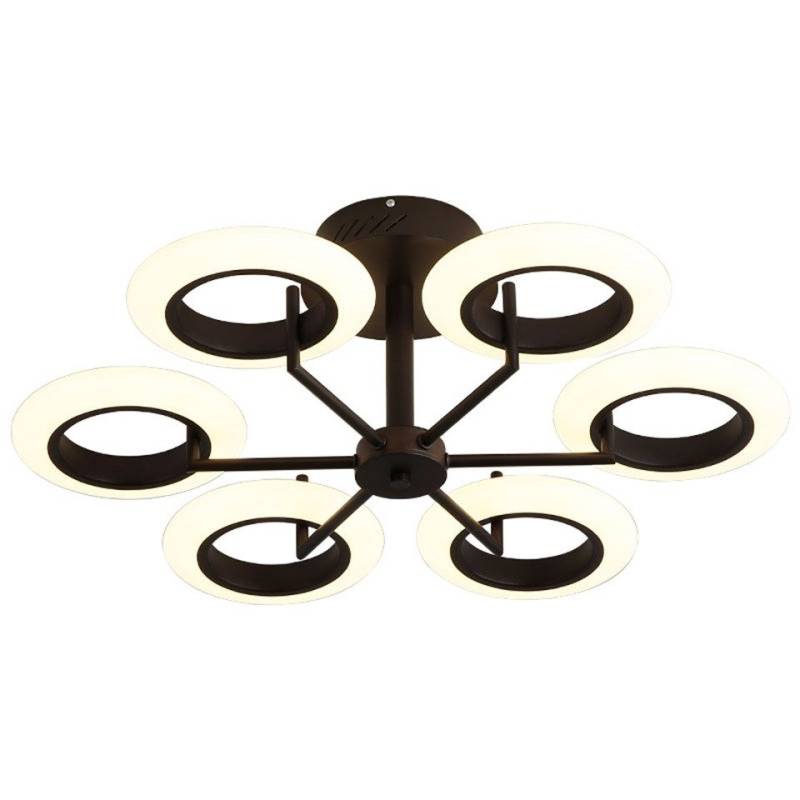 Euroton LED Deckenleuchte LED Deckenlampe Hängelampe Fernbedienung Farbton einstellbar dimmbar, LED fest integriert, Warm- bis Kaltweiß, Mit Fernbedienung von Euroton